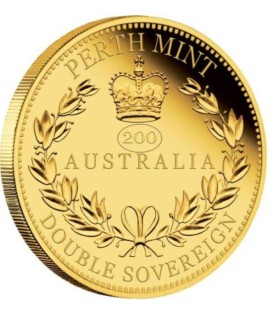DOUBLE SOVEREIGN 200 Anniversary Gold Coin 50$ Australia 2019