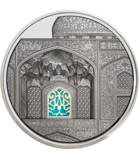 TIFFANY ART Isfahan 3 Oz Silver Proof Coin 20$ Palau 2020
