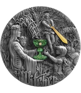 SWORD OF DESTINY The Witcher 2 Oz Silver Coin 5$ Niue 2020