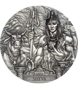 Shiva Universe Gods of The World 3 Oz Silver Coin Cook Islands 2020 Graded MS 70 NGC