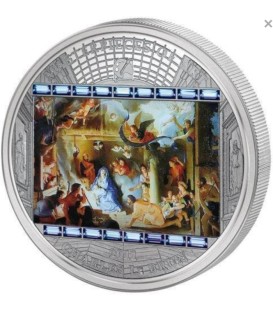 SHAKYAMUNI BUDDHA Shaped 3 Oz Silver Coin 2000 Togrog Mongolia 2018