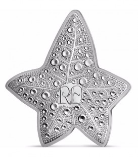 FRENCH EXCELLENCE BOUCHERON Ivy Leaf Shaped 22.2 Gram  Silver Coin 10€ FRANCE 2018